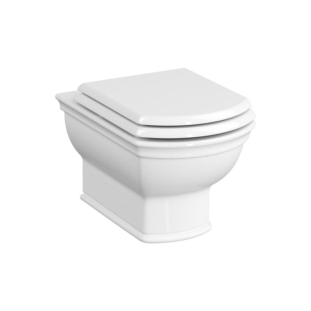 VitrA Valarte Wand-Dusch-WC VitrA Flush 2.0, Tiefspüler ohne Spülrand