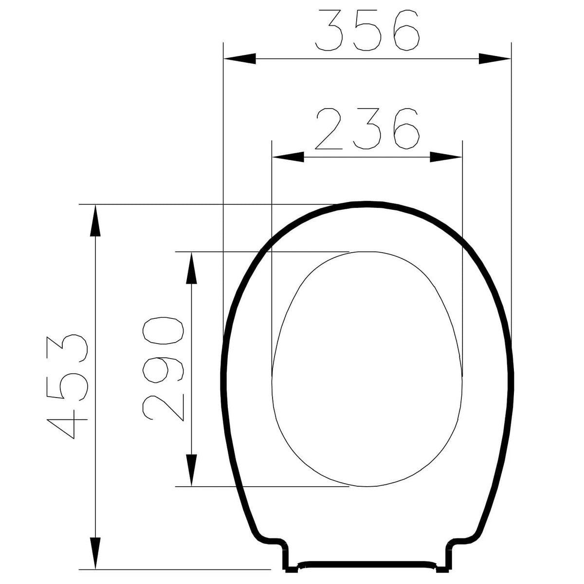 VitrA Conforma WC-Sitzring Duroplast ohne Absenkautomatik Scharnierwelle Weiß Hochglanz VitrA