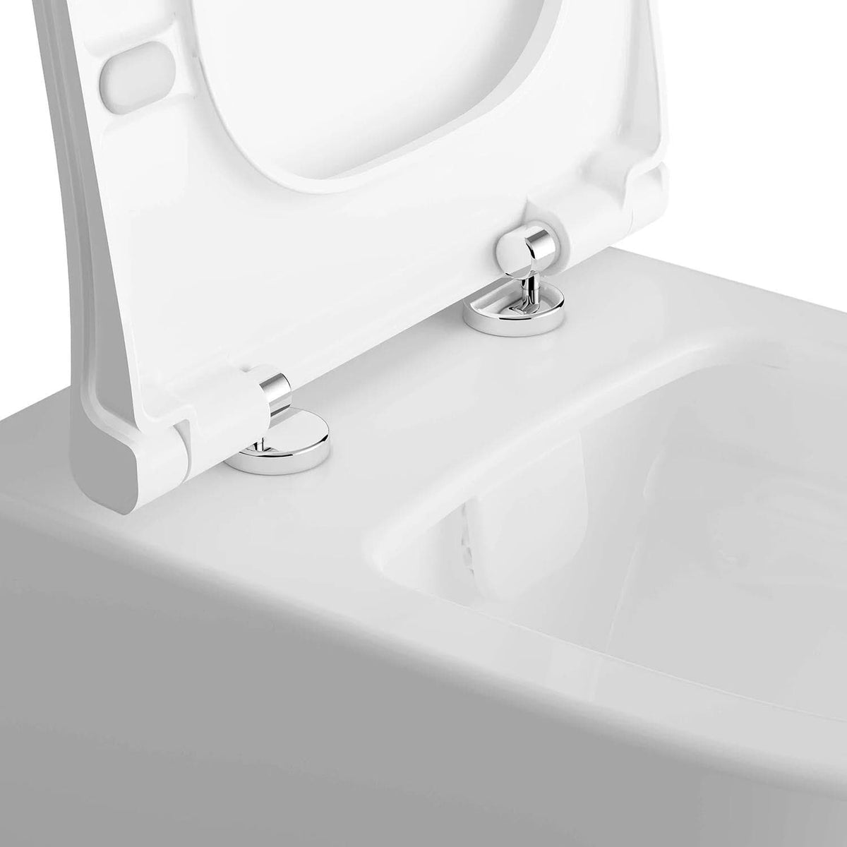VitrA Sento WC-Sitz Slim mit Absenkautomatik Schwarz Hochglanz VitrA