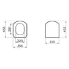 VitrA - Valarte - WC-Sitz - Absenkautomatik VitrA
