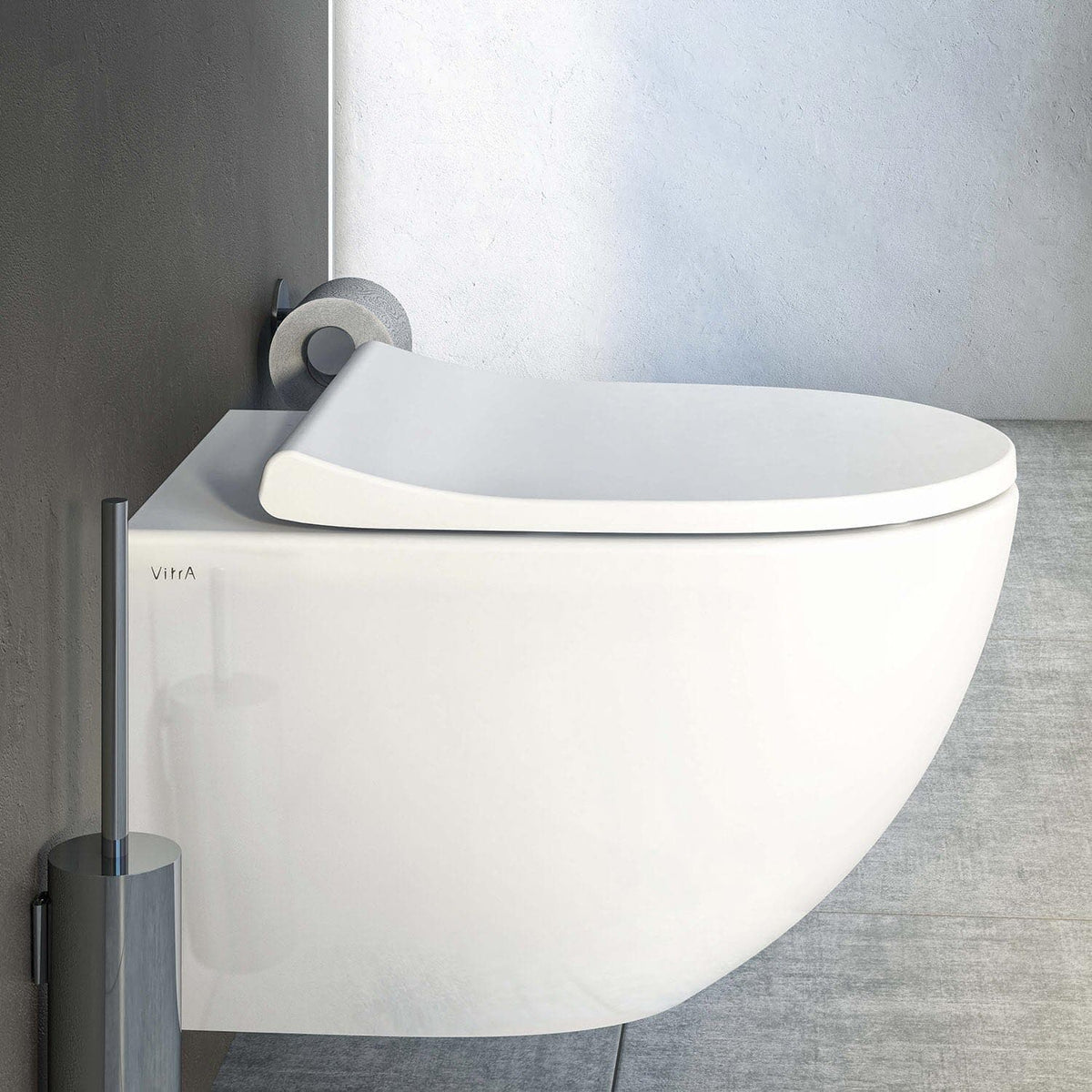 VitrA Sento WC-Sitz Slim Wrap mit Absenkautomatik Weiß Hochglanz VitrA