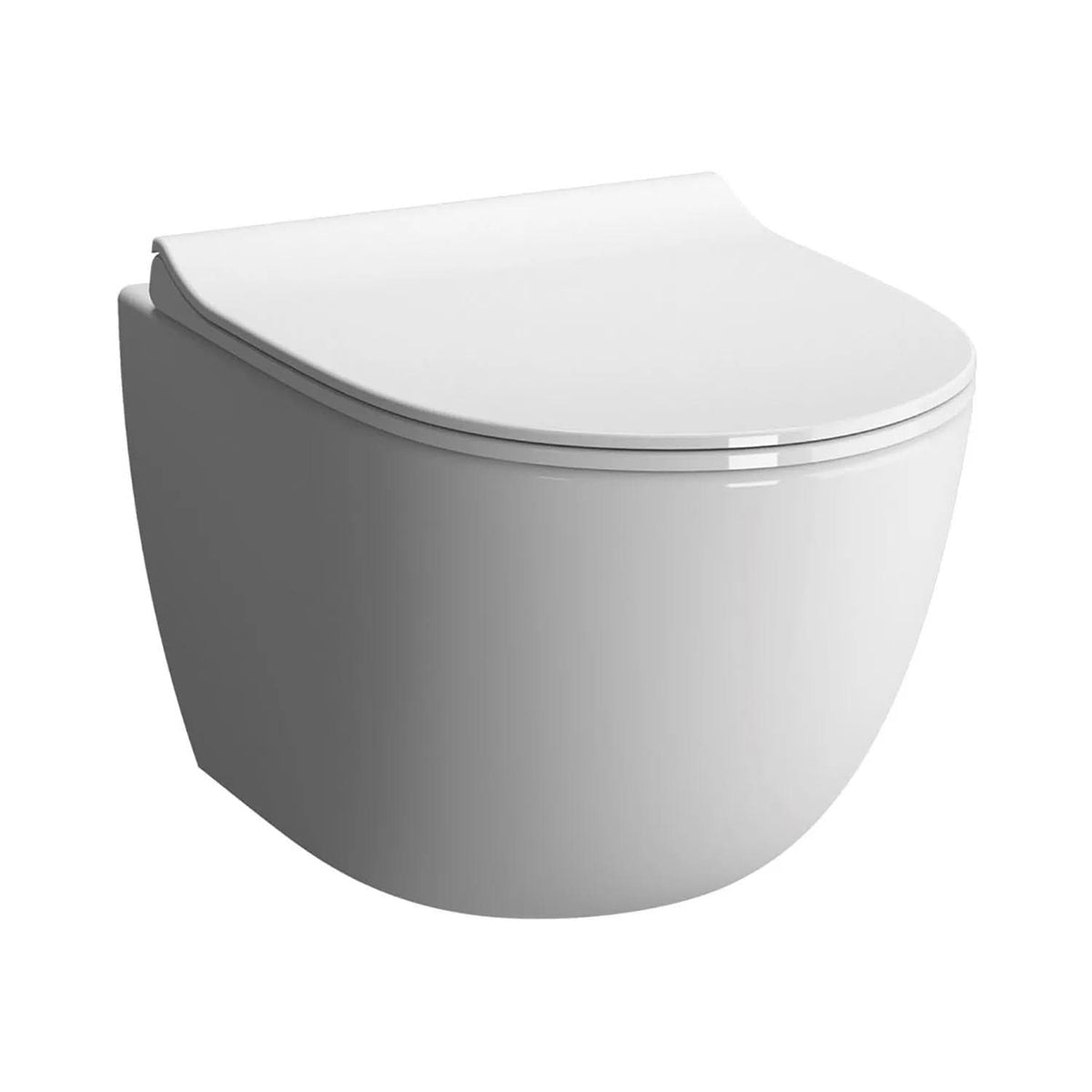 VitrA Sento Wand-WC Compact Weiß  Hochglanz mit VitrA Clean VitrA