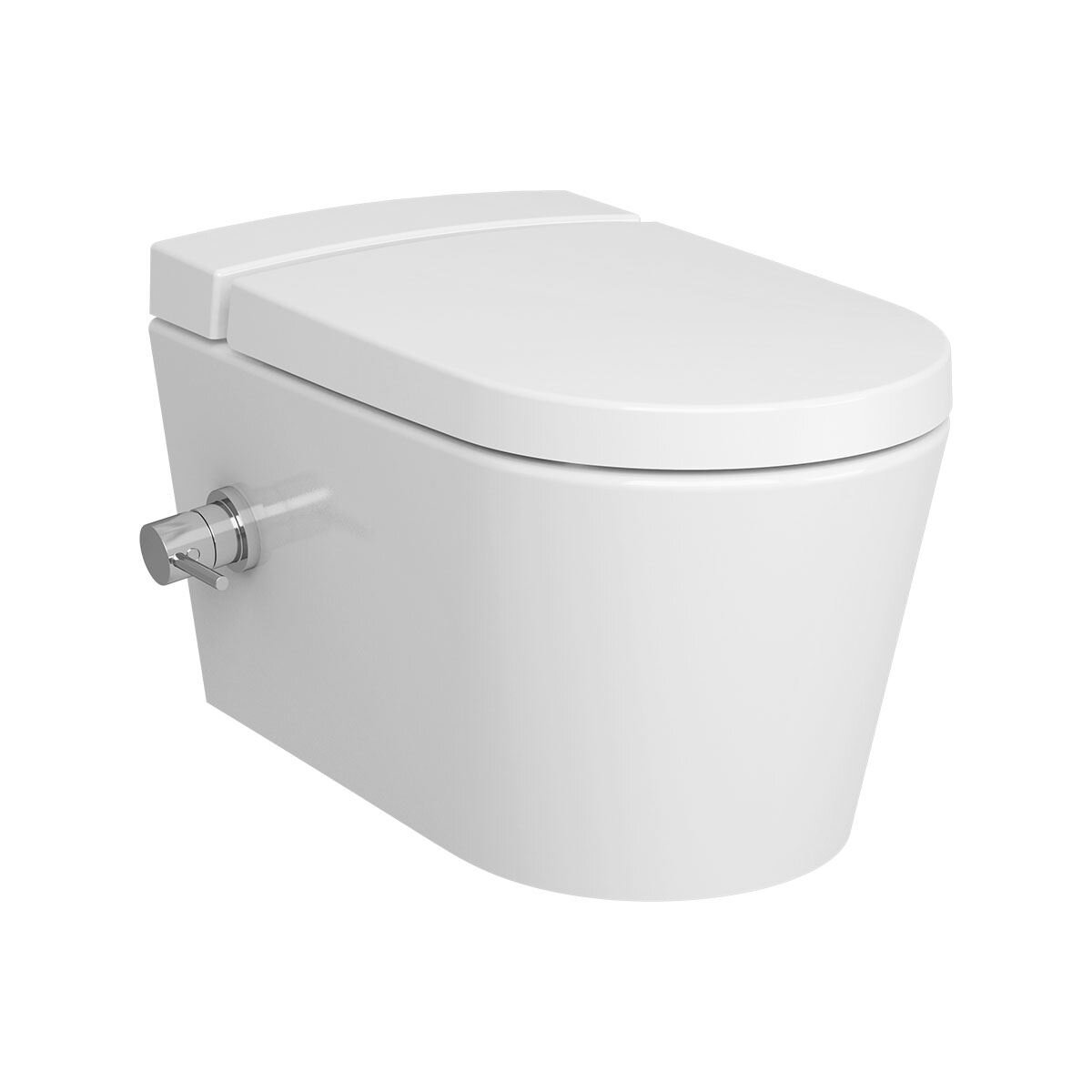 VitrA Options Nest Wand-WC VitrAflush 2.0 mit Bidetfunktion mit Thermostat-Armatur und Hygiene Reservoir