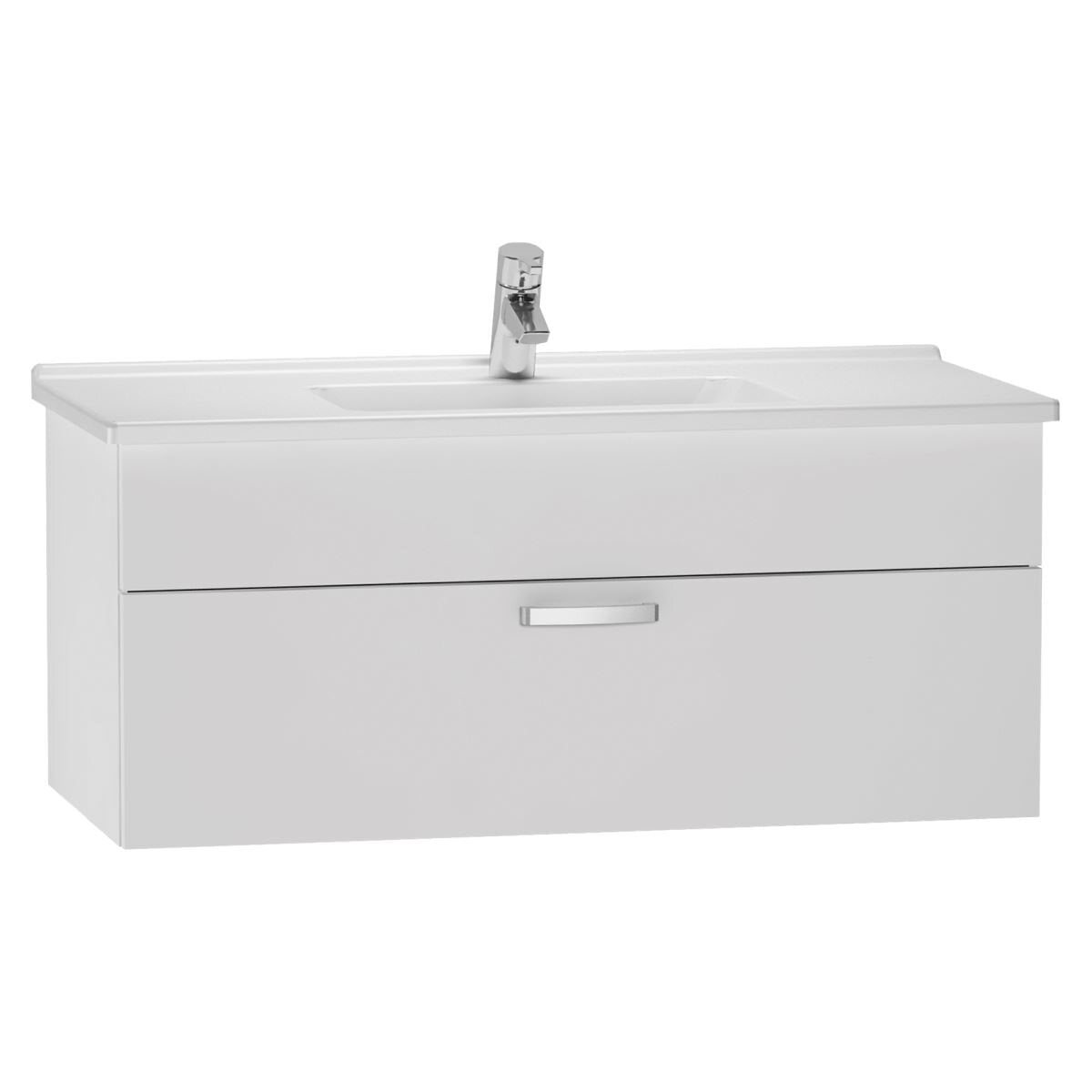 VitrA S50 Waschtischkombination 100 cm Weiss Glänzend inkl. Waschbecken