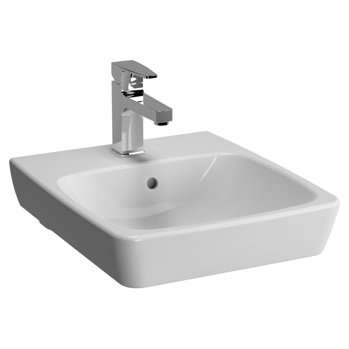 VitrA Metropole Aufsatzhandwaschbecken 40 cm Weiß Hochglanz VitrA