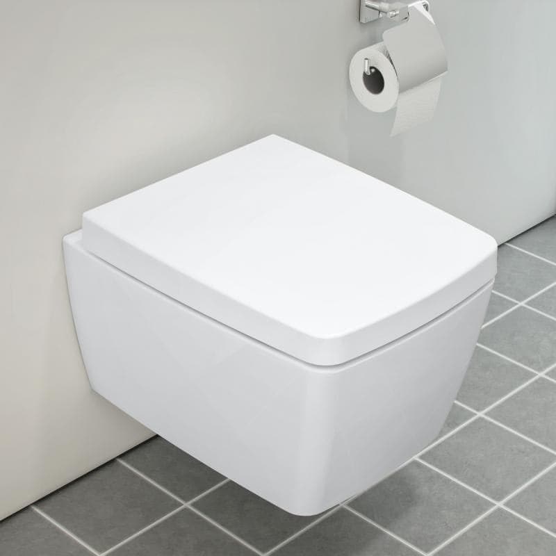 VitrA Metropole Wand-WC Compact Weiß Hochglanz mit VitrA Clean VitrA