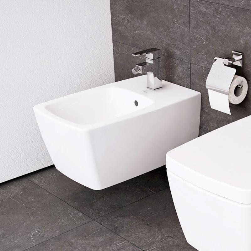 VitrA Metropole Wand-Bidet mit verdeckter Befestigung 56 cm Edelweiß VitrA Clean VitrA