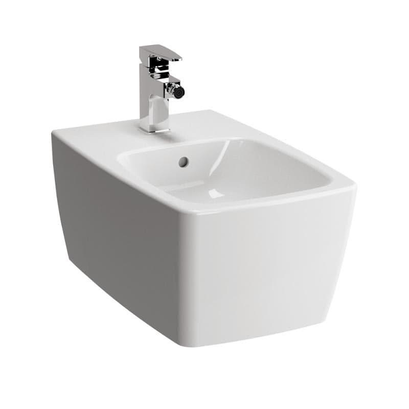 VitrA Metropole Wand-Bidet mit verdeckter Befestigung 56 cm Edelweiß VitrA Clean VitrA