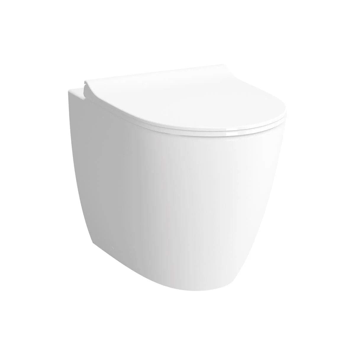VitrA Sento Stand-WC Tiefspüler Weiß Hochglanz mit Oberflächenveredelung VitrA Clean VitrA