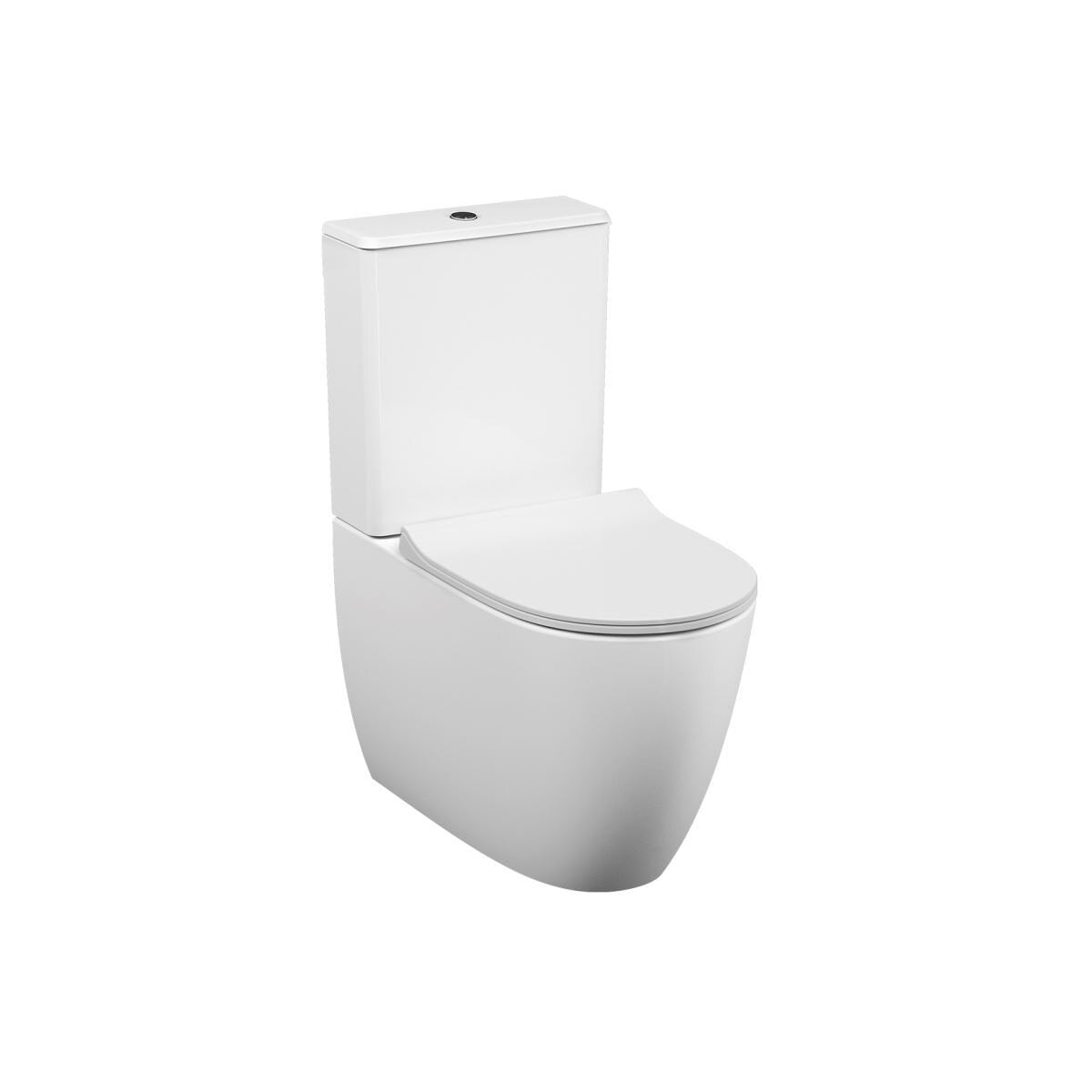 VitrA Sento Stand-WC VitrA Flush 2.0, back to wall, Tiefspüler ohne Spülrand