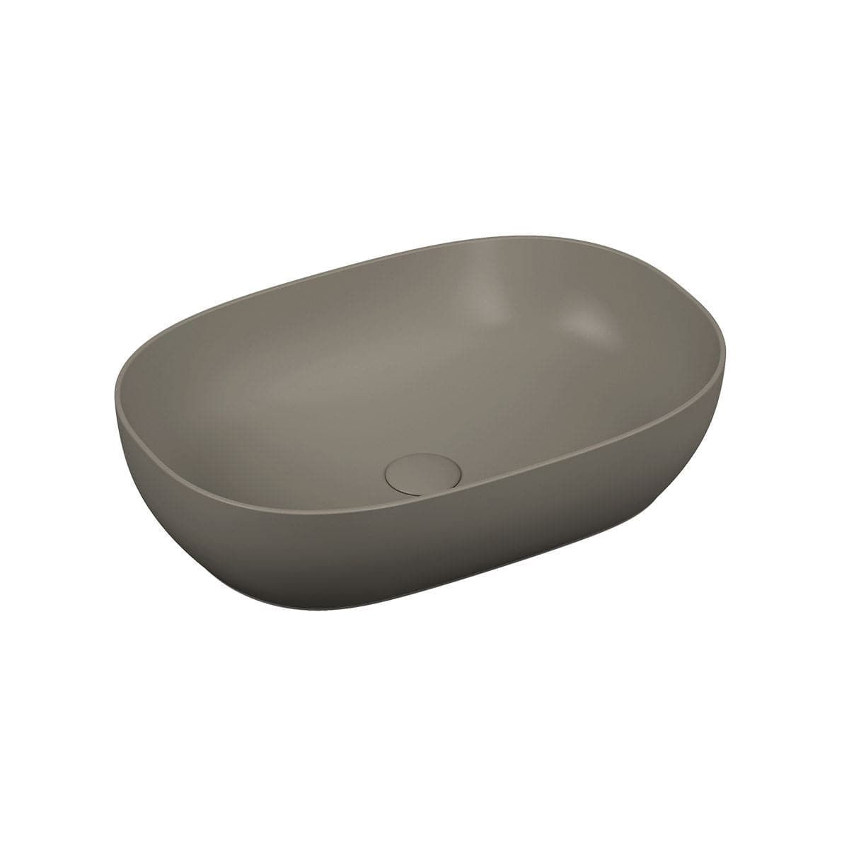 VitrA Outline Aufsatzschale oval, Nerz Matt