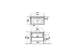 VitrA Valarte Set 100 cm Möbelwaschtisch + Waschtischunterschrank 1 Lade Grau Matt VitrA
