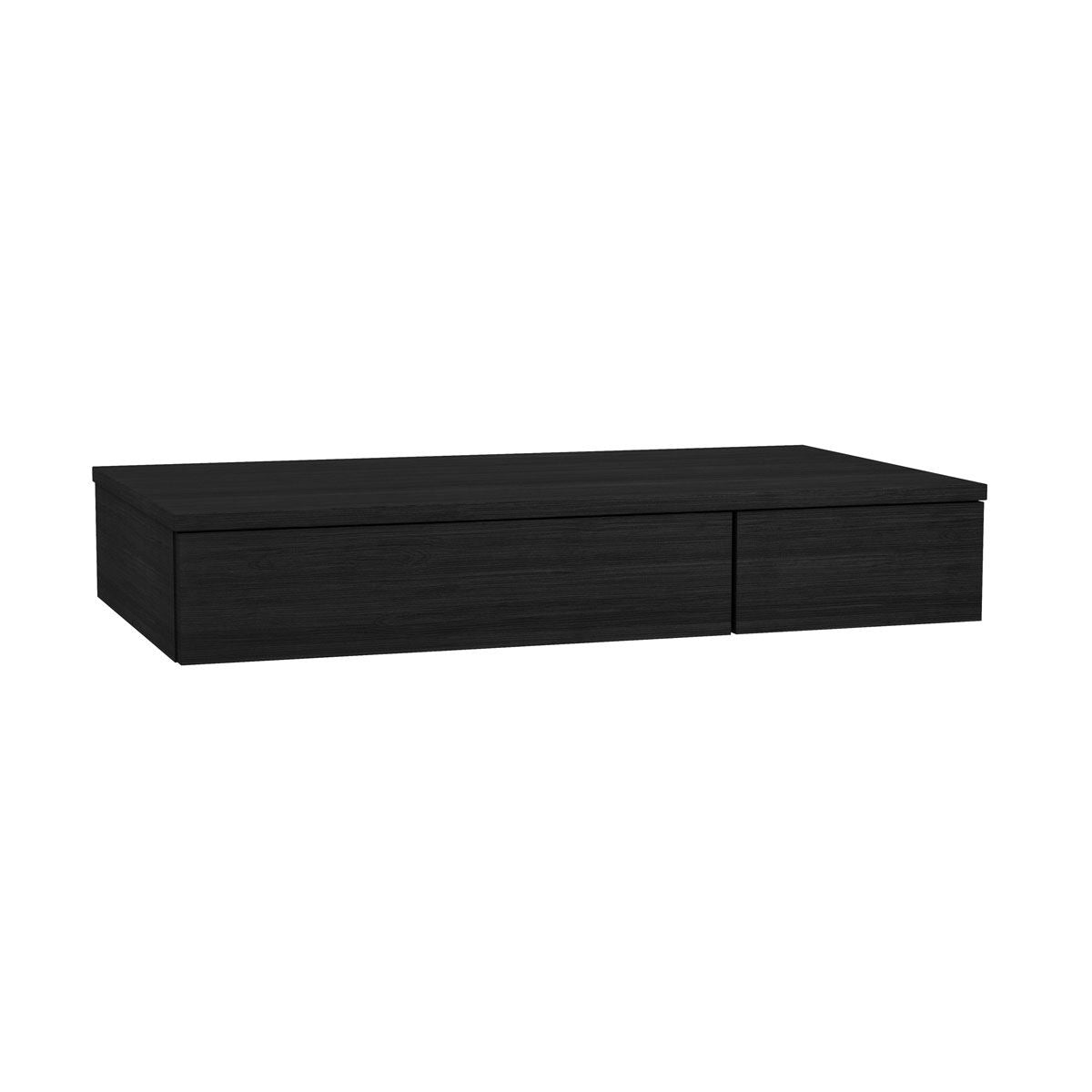 Origin Mittelschrank mit Schubladen, 90 cm, Moiré schwarz m