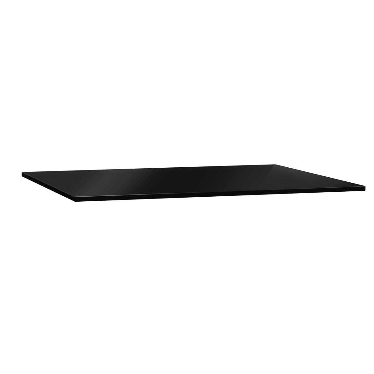 Origin Top Bank, massiv, 60 cm, schwarzes Glas