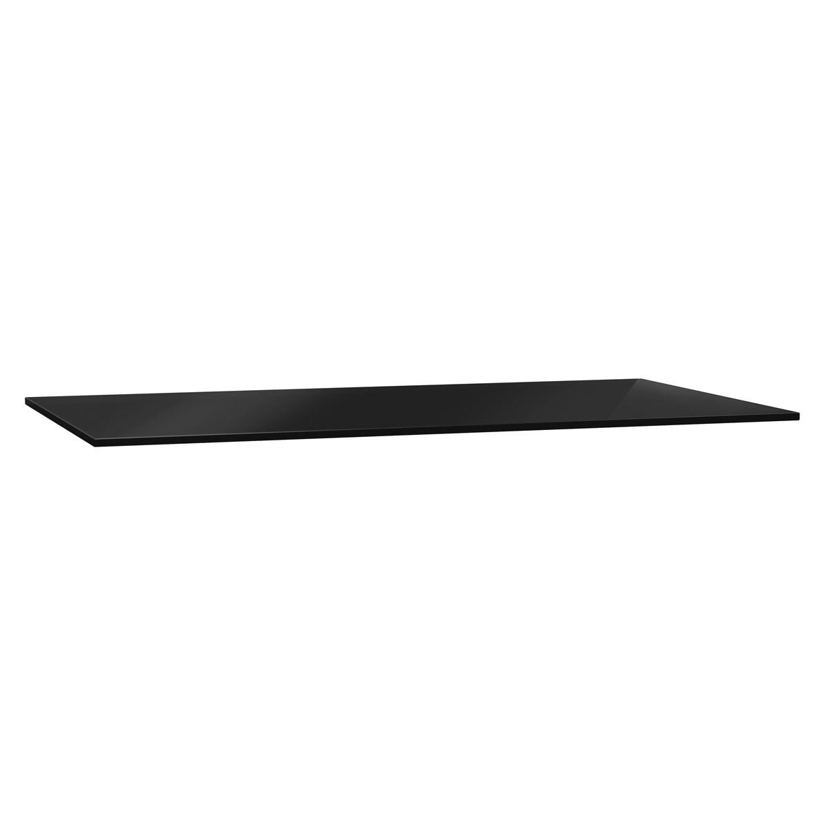 Origin Top Bank, massiv, 90 cm, schwarzes Glas