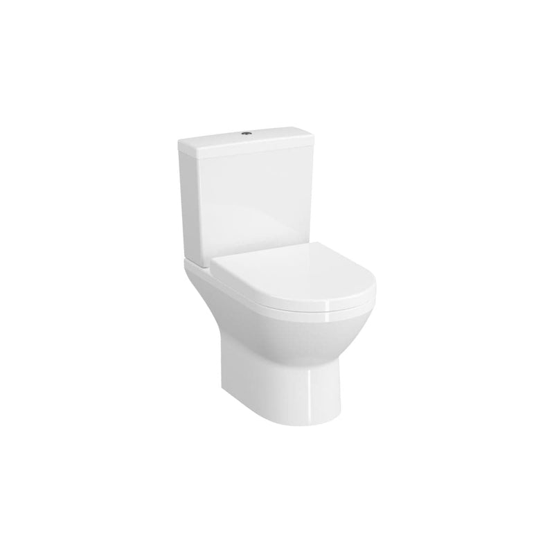 VitrA Integra Stand-WC-Kombination VitrAflush 2.0 Weiß Hochglanz VitrA