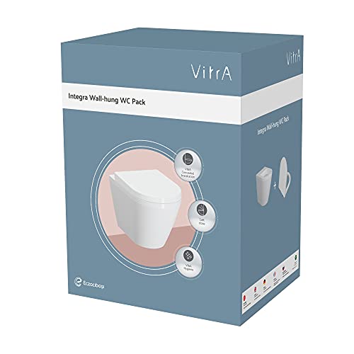 VitrA - Integra Wand-Dusch-WC, inklusive Softclose WC-Sitz