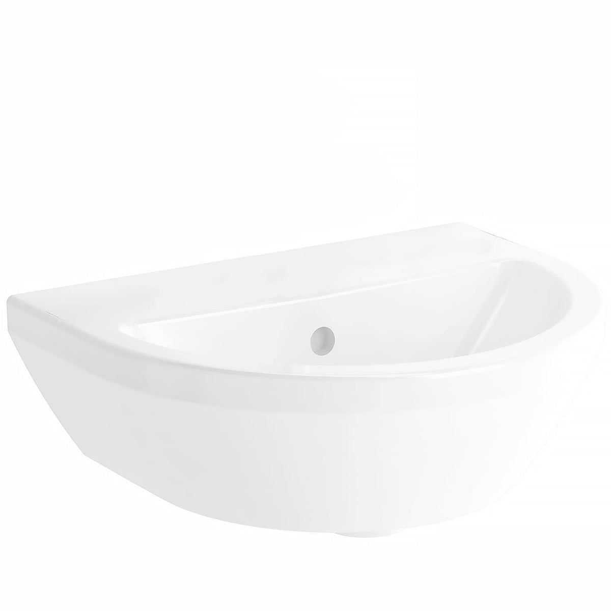 VitrA Integra Handwaschbecken 45 cm rund Weiß Hochglanz VitrA