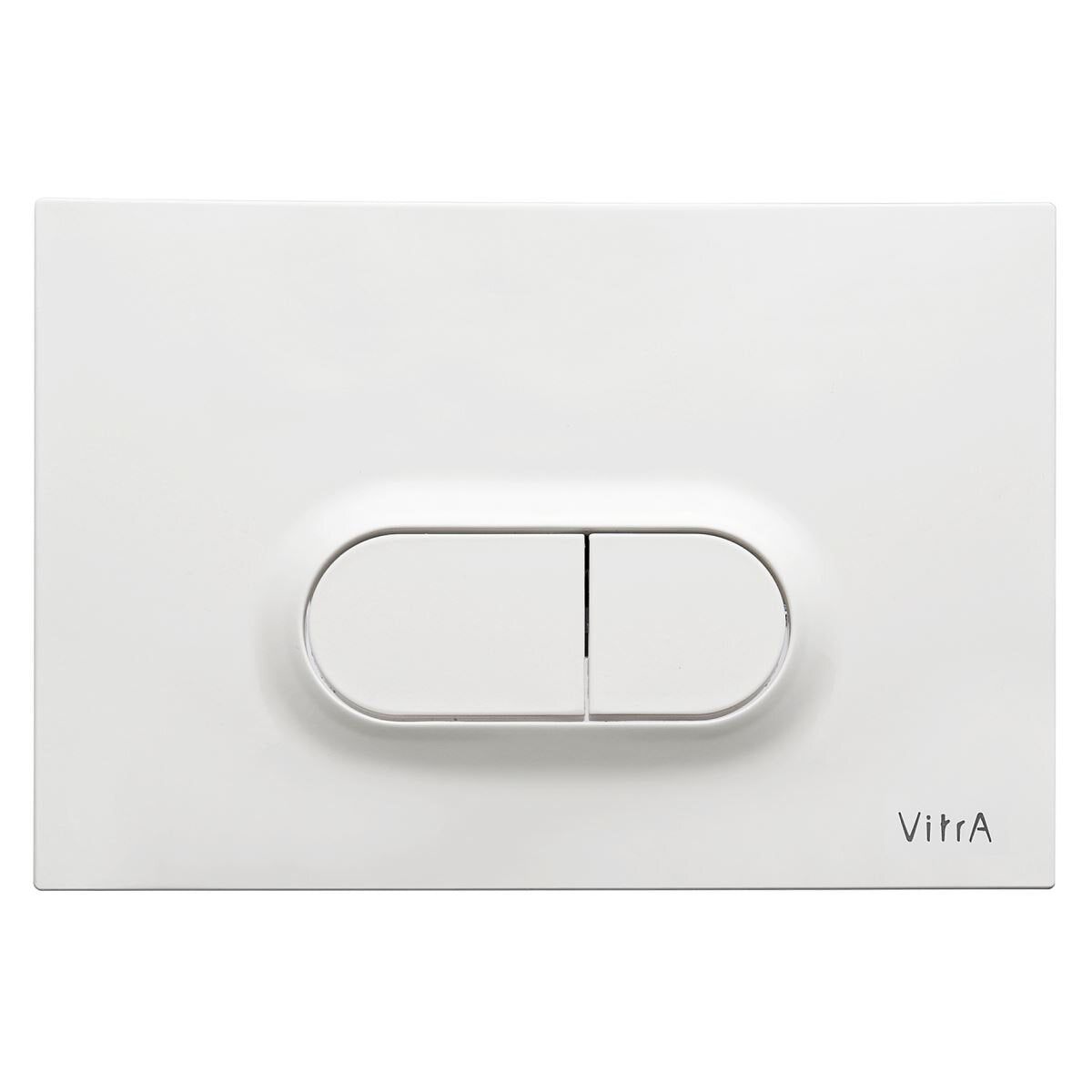 VitrA Loop O WC-Betätigungsplatte für 2‑Mengen‑Spülung Weiß Hochglanz