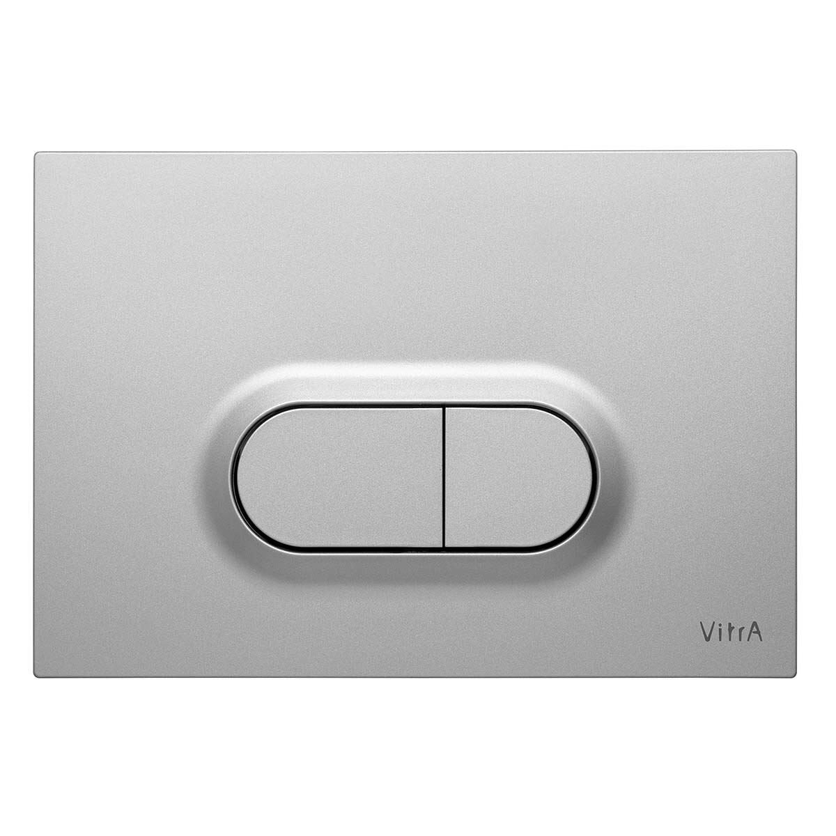 VitrA Loop O WC-Betätigungsplatte für 2‑Mengen‑Spülung Chrom Matt