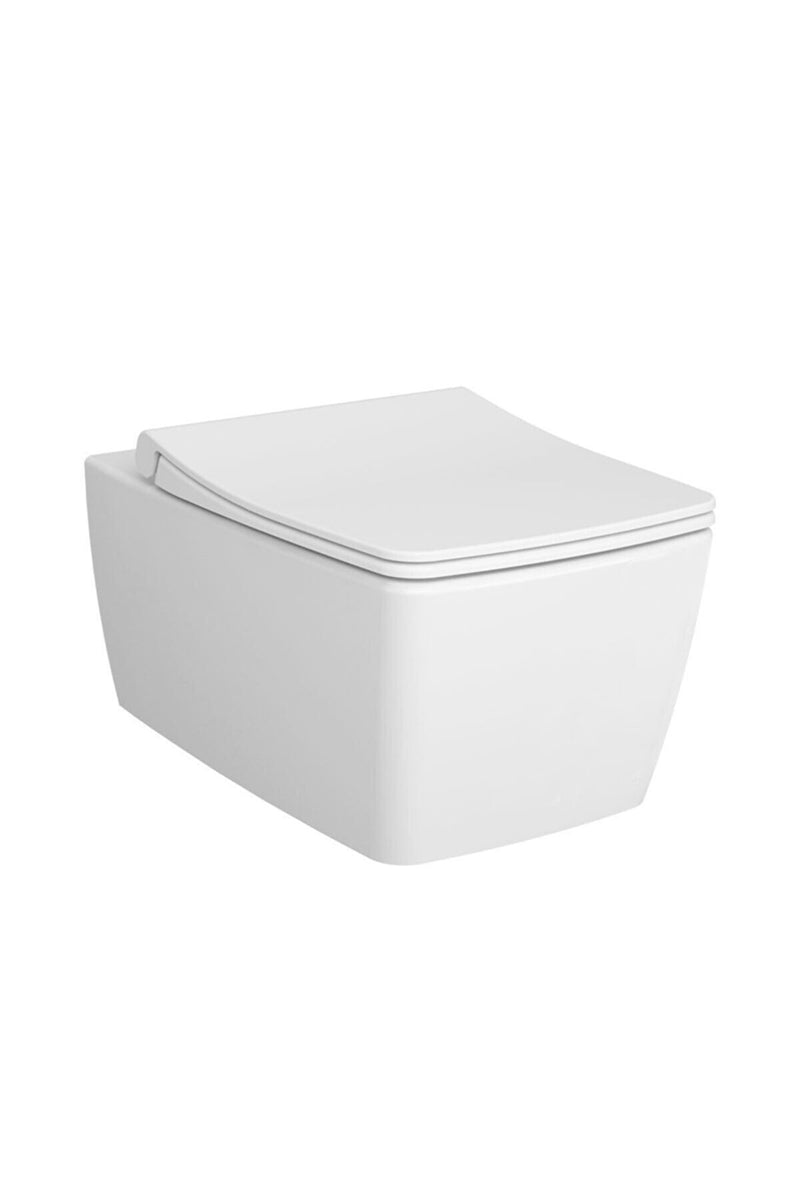 VitrA - Metropole Wand-Dusch-WC (Slim-Set) Spülrandlos