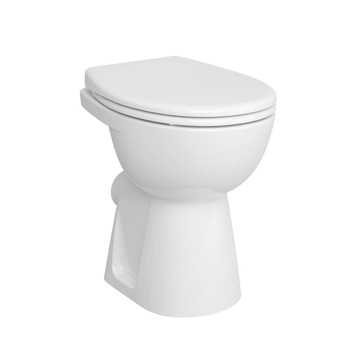 VitrA Conforma Tiefspül-Stand-WC spülrandlos + 60 mm Weiß Hochglanz VitrA