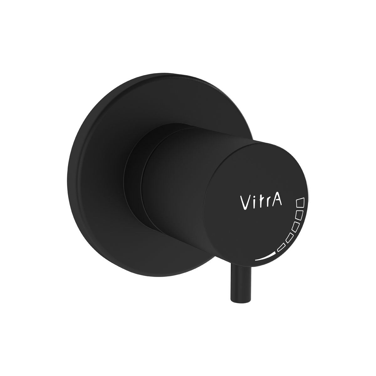 VitrA Origin Absperrventil - Matt Schwarz