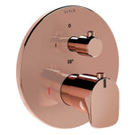 VitrA Root Round Wannenfüll- und Brausethermostat V-Box Unterputzmontage Kupfer VitrA