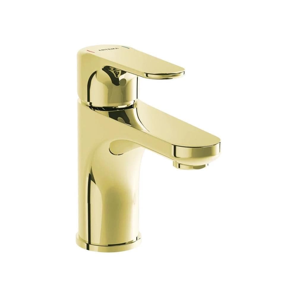 VitrA Root Round Waschbecken Armatur, Gold