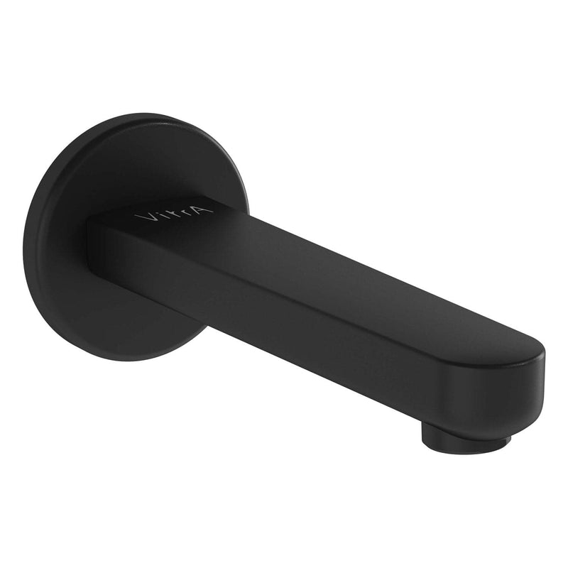 VitrA Root Round Wanneneinlauf Ausladung Auslauf 17,5 cm Aufputzmontage Schwarz Matt VitrA