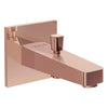 VitrA Root Square Wanneneinlauf mit Brauseabgang Ausladung Auslauf 17 cm Aufputzmontage Kupfer VitrA