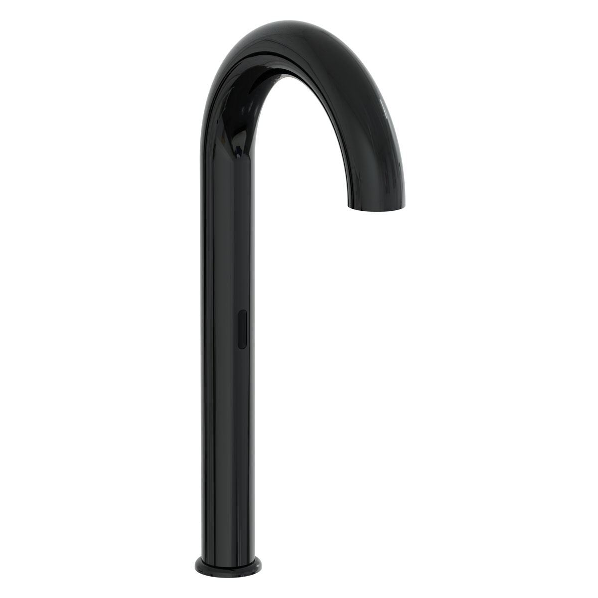 VitrA Liquid Touchless-Waschtischmischer Einlochmontage Höhe 39 cm Batteriebetrieb Schwarz Hochglanz