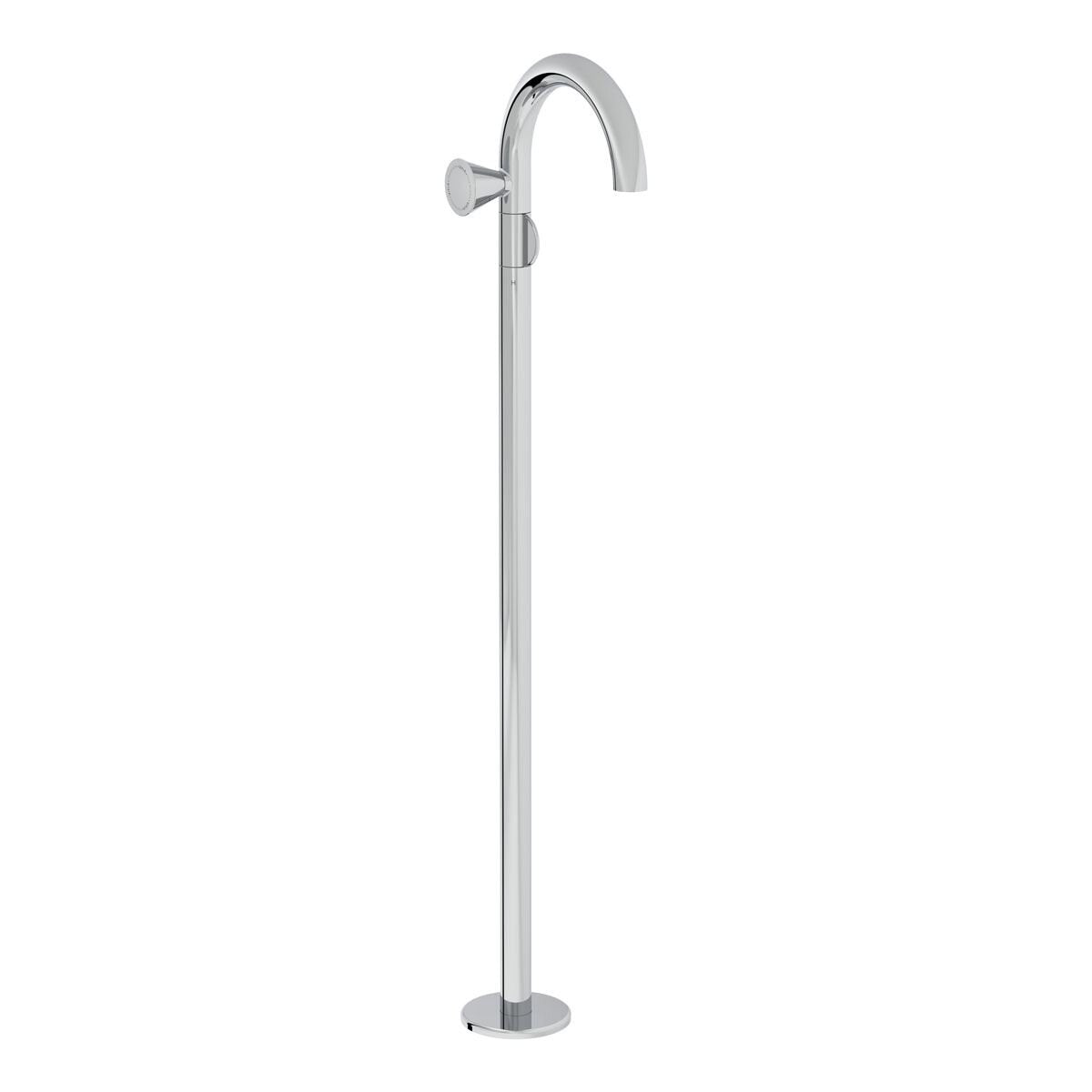 VitrA Liquid Einhebel-Waschtischmischer Bodenmontage Griff links H: 114,5 cm Chrom