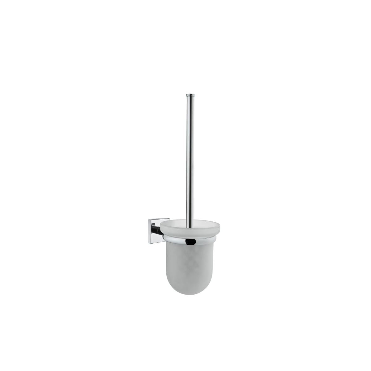 VitrA Q-Line Bürstengarnitur - Wandmontage Chrom/Weiß