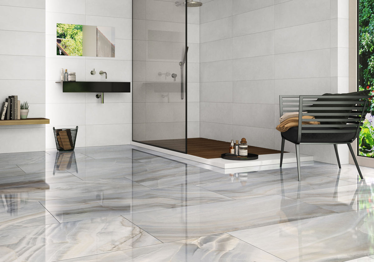 ECO Feinsteinzeug 60X120 Onice Serie  Poliert Boden-Wand-Fliese, Perla