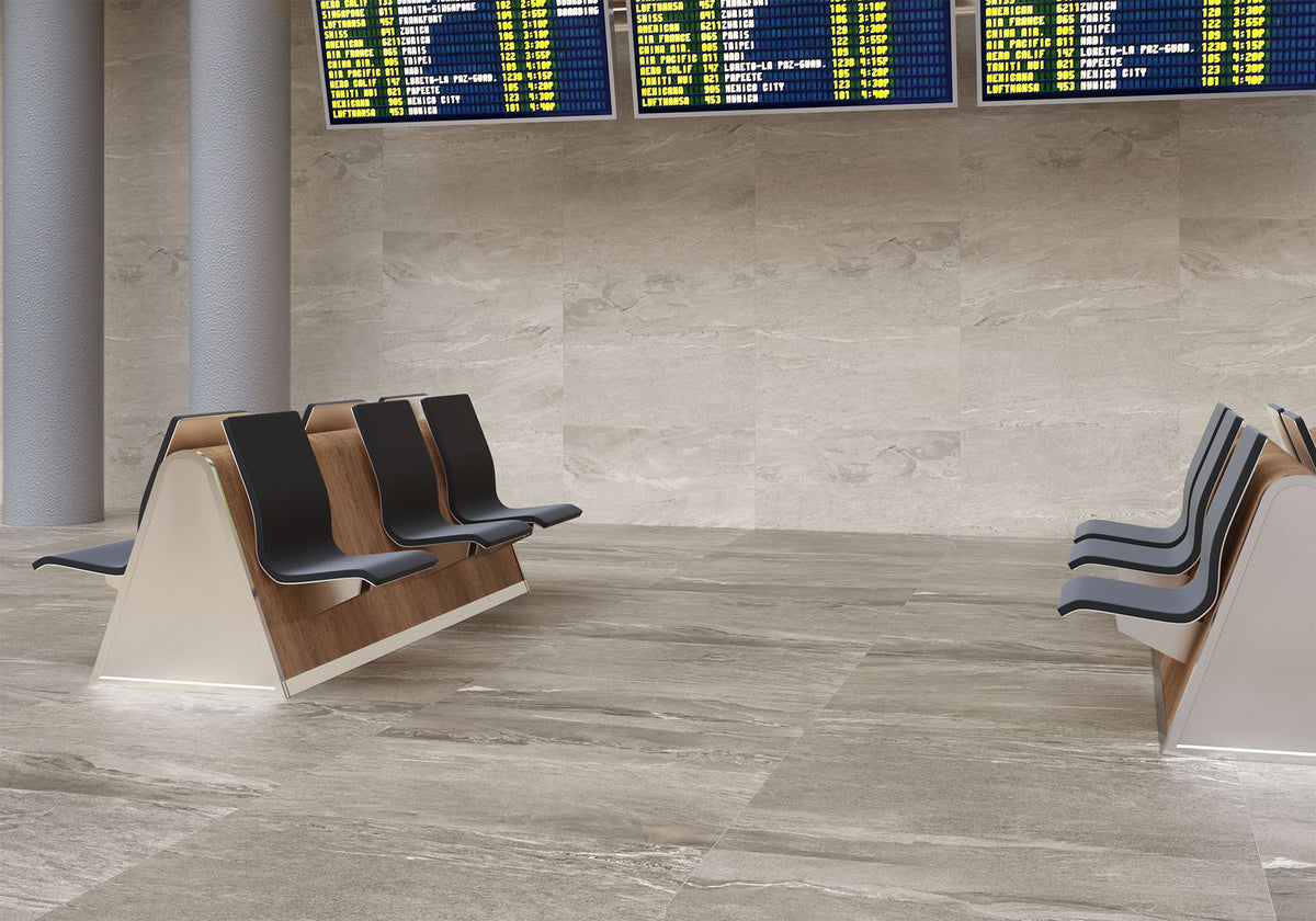 ECO Feinsteinzeug 120X120  Markel Serie  Natural/Matt Boden-Wand-Fliese, Marfil