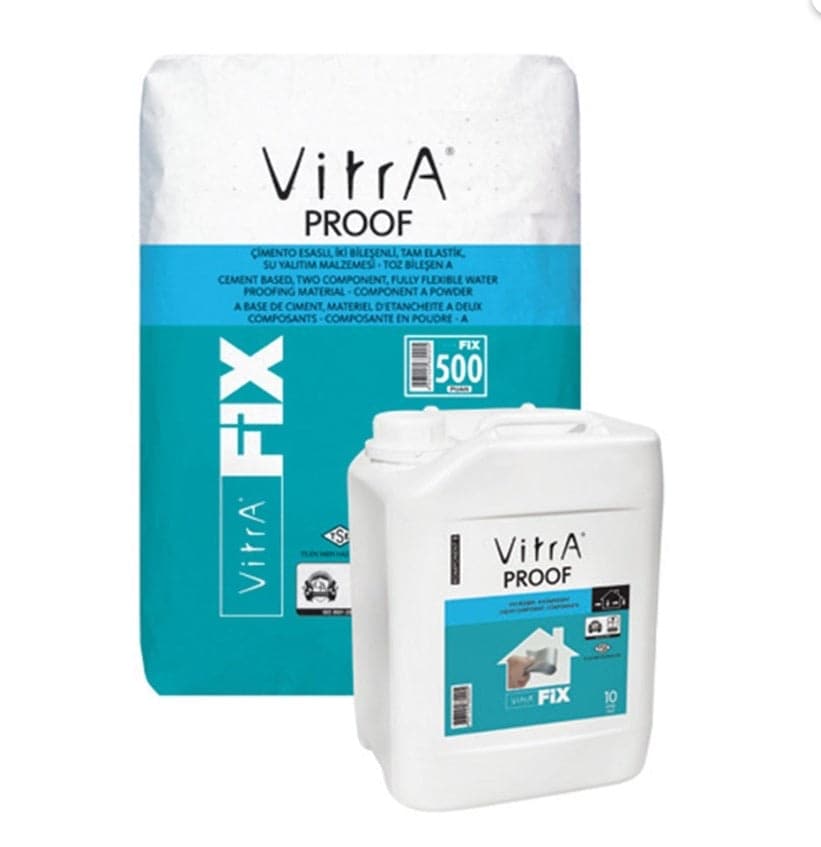 VitrA VITRAFIX PROOF Grau 33 KG (25+8) SET
