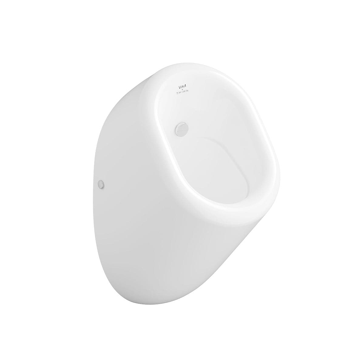 VitrA Liquid Urinal integrierte elektronische Touch Free-Spülsteuerung wandhängend Netzanschluss (230 V) Weiß Hochglanz