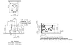 VitrA Options Nest Wand-WC VitrAflush 2.0 mit Bidetfunktion mit Thermostat-Armatur und Hygiene Reservoir VitrA