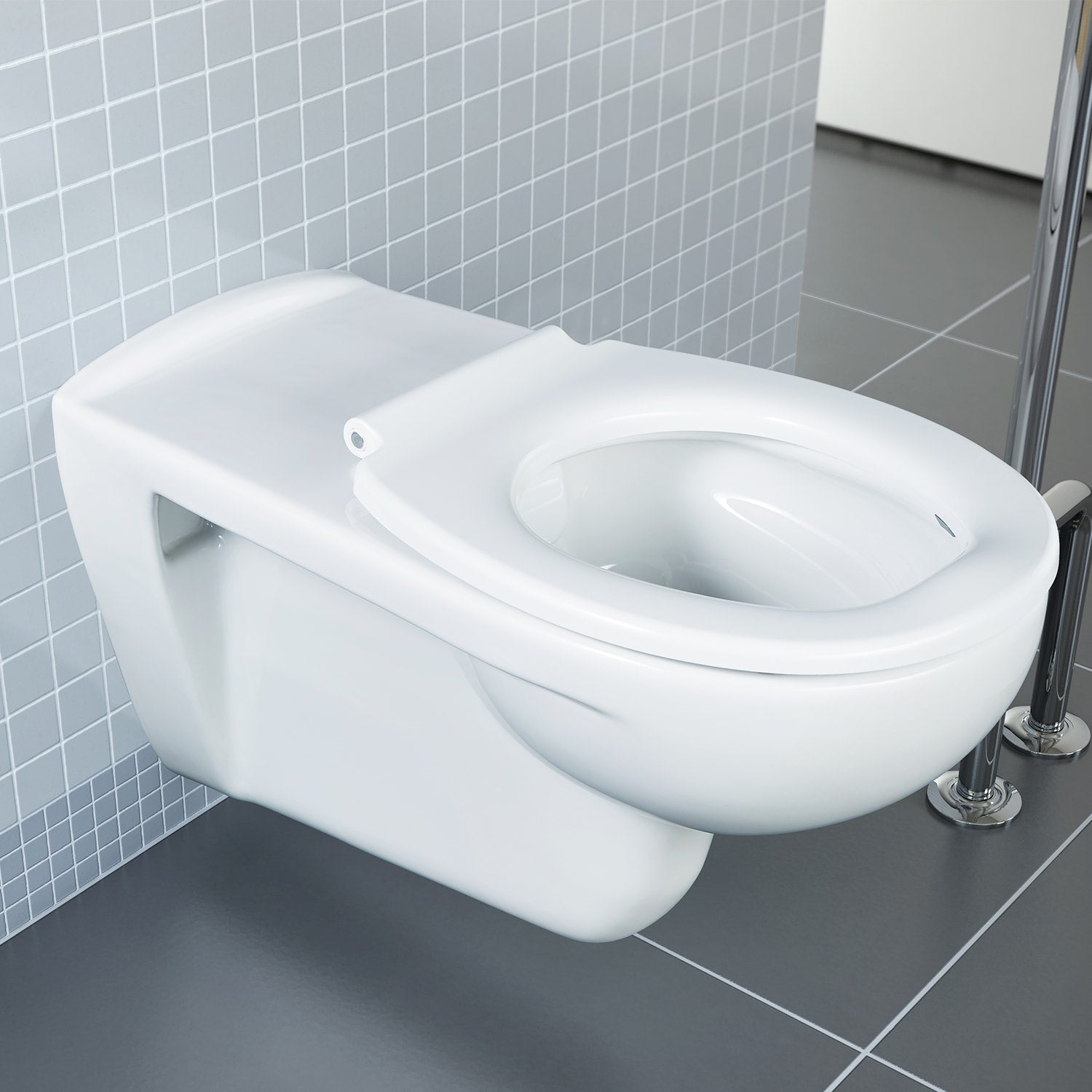 VitrA Conforma Barrierefrei wandhängendes Wand-Dusch-WC Weiß mit Bidetfunktion