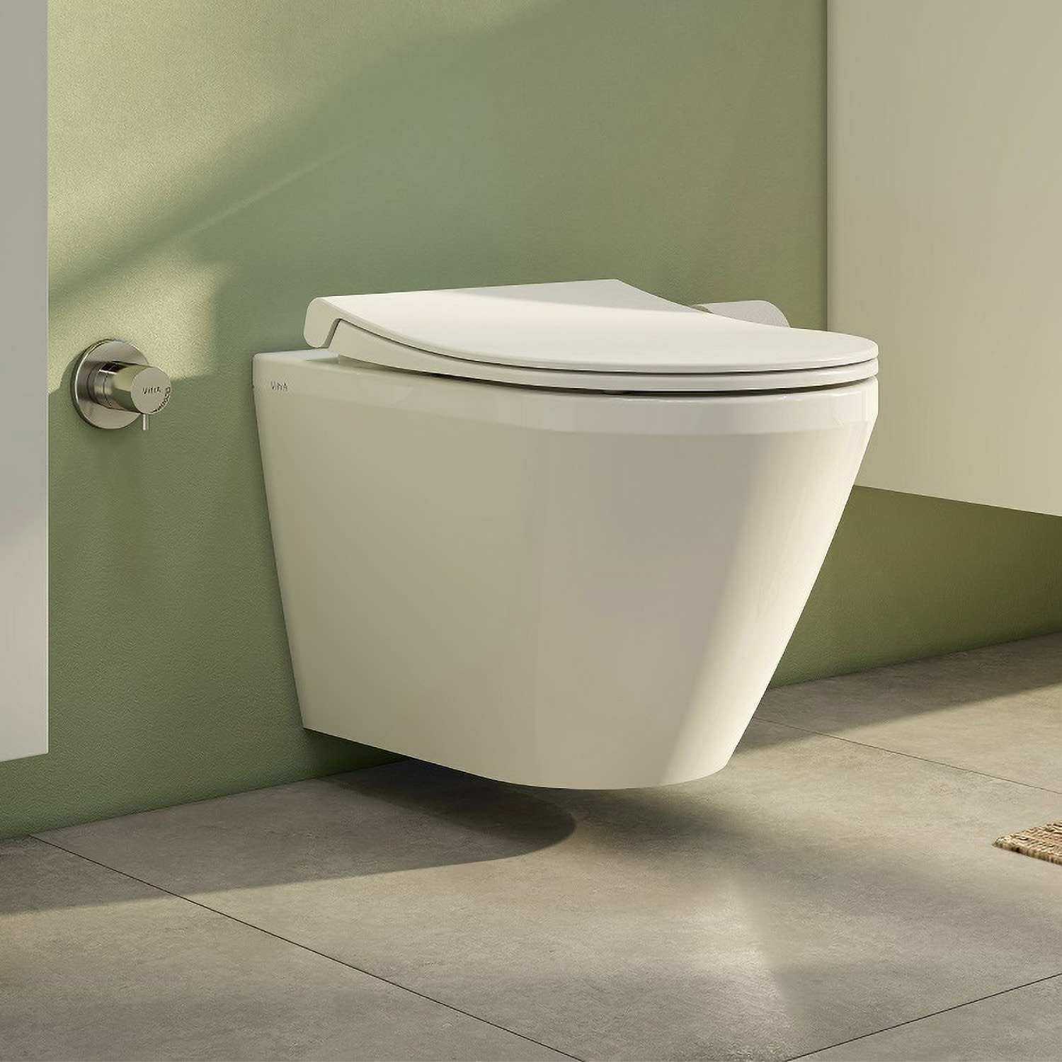 VitrA Aquacare Integra WC-Set mit Bidetfunktion, spülrandlos, inkl. Sitz