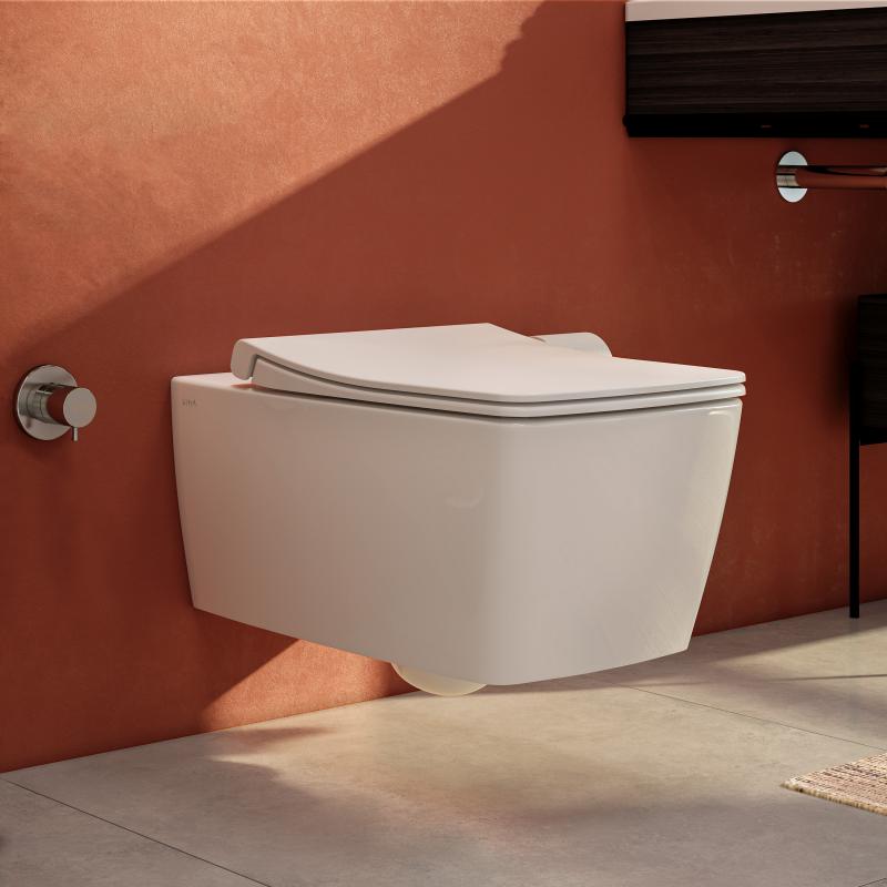 Vitra Aquacare Metropole Wand-Tiefspül-Wc-Set Mit Bidetfunktion, Mit Wc-Sitz