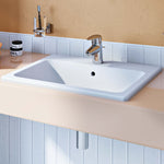 VitrA S20 Einbauwaschtisch Weiß Hochglanz VitrA