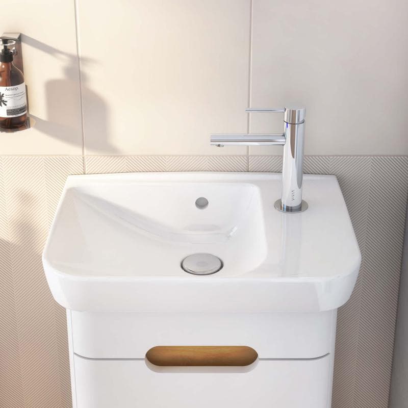 VitrA Sento Handwaschbecken 50 cm Weiß Hochglanz